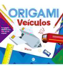 Livro Grampeado Papercraft activity - Origami vehicles