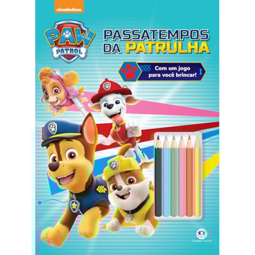 Livro Grampeado Patrulha Canina - Passatempos da Patrulha