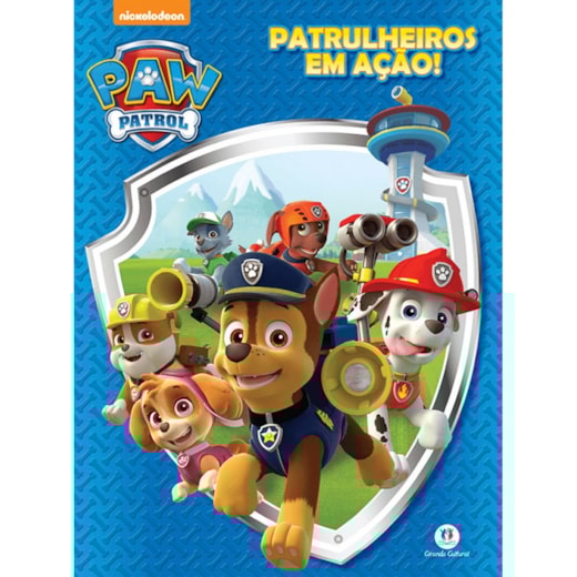 Livro Grampeado Patrulha Canina - Patrulheiros em ação
