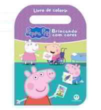 Livro Grampeado Peppa Pig - Brincando com cores