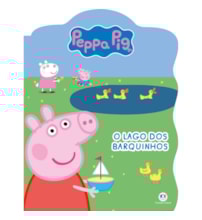 Livro Grampeado Peppa Pig - O lago dos barquinhos