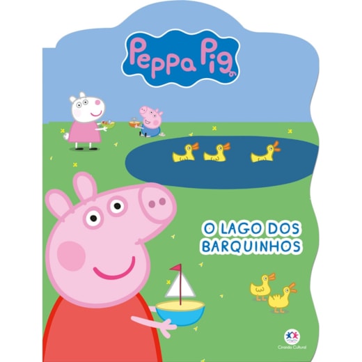 Livro Grampeado Peppa Pig - O lago dos barquinhos