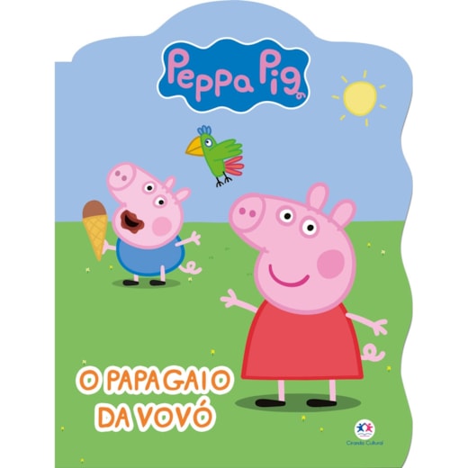 Livro Grampeado Peppa Pig - O papagaio da vovó