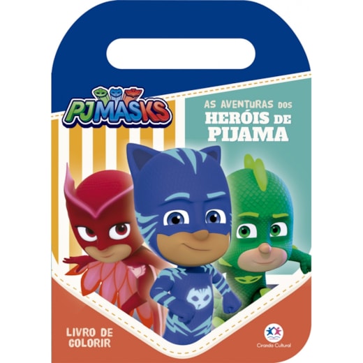 Livro Grampeado PJ Masks - As aventuras dos heróis de pijama