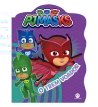 Livro Grampeado PJ Masks - O trem voador