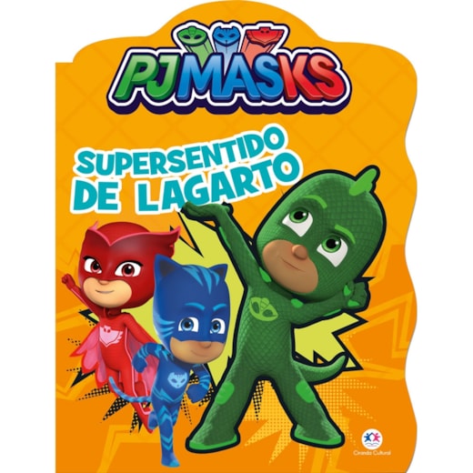 Livro Grampeado PJ Masks - Supersentido de lagarto