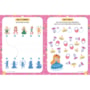 Livro Grampeado Princesas - Livro de atividades com borrachas divertidas em formato de princesas
