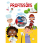Livro Grampeado Profissões - Livro de atividades com borrachas divertidas em formato de ferramentas