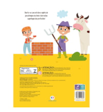 Livro Grampeado Profissões - Livro de atividades com borrachas divertidas em formato de ferramentas