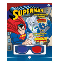 Livro Grampeado Super-Homem - Confrontando Metallo