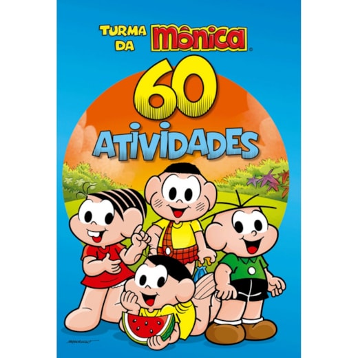 Livro Grampeado Turma da Mônica - 60 atividades