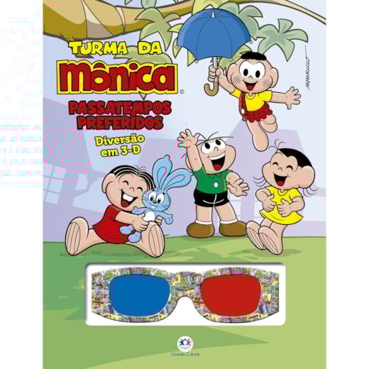 Livro Grampeado Turma da Mônica - Passatempos preferidos