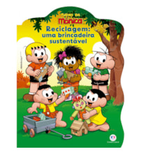 Livro Grampeado Turma da Mônica - Reciclagem: uma brincadeira sustentável