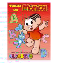 Livro Grampeado Turma da Mônica - Vamos aprender o alfabeto