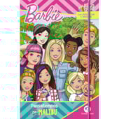 Produto Livro Kit de atividades + lápis de cor Barbie - Passatempos de Malibu