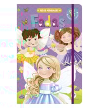 Livro Kit de atividades + lápis de cor Fadas