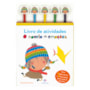 Livro Kit de atividades + lápis de cor Livro de atividades o novelo de emoções