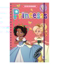 Livro Kit de atividades + lápis de cor Princesas
