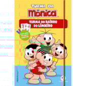 Produto Livro Kit de atividades + lápis de cor Turma da Mônica - Amigos do bairro do Limoeiro