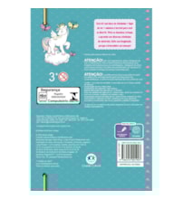 Livro Kit de atividades + lápis de cor Unicórnios