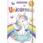 Livro Kit de atividades + lápis de cor Unicórnios