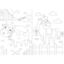 Livro Kit de colorir Animais da fazenda