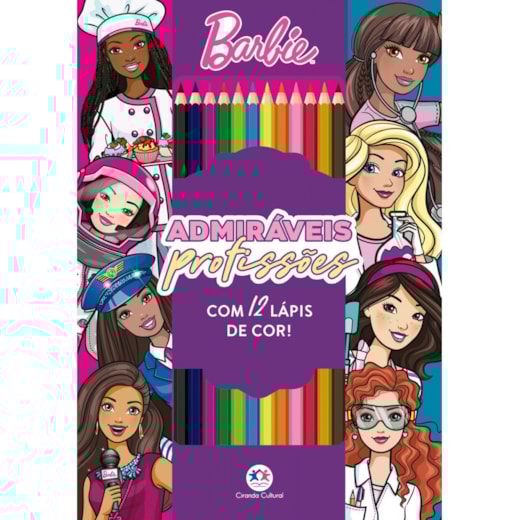 Livro Kit de colorir Barbie - Admiráveis profissões