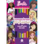 Livro Kit de colorir Barbie - Admiráveis profissões