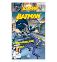 Livro Kit de colorir Batman - com giz de cera