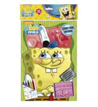 Livro Kit de colorir Bob Esponja - com giz de cera Livro Kit de colorir Bob Esponja - com giz de cera