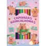 Livro Kit de colorir Capivaras brincalhonas