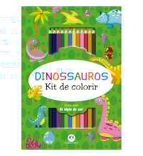 Livro Kit de colorir Dinossauros
