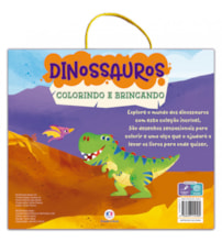 Livro Kit de colorir Dinossauros