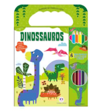 Livro Kit de colorir Dinossauros
