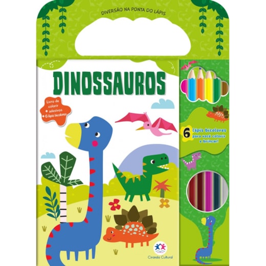 Livro Kit de colorir Dinossauros
