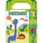 Livro Kit de colorir Dinossauros