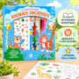 Livro Kit de colorir Dinossauros fantásticos - Kit livro com lapiseira, lápis borracha e adesivos
