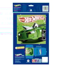 Livro Kit de colorir Hot Wheels - com giz de cera