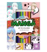 Livro Kit de colorir Mangá