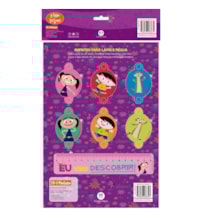 Livro Kit de colorir O Show da Luna - com giz de cera