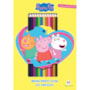 Livro Kit de colorir Peppa Pig - Brincando com os amigos