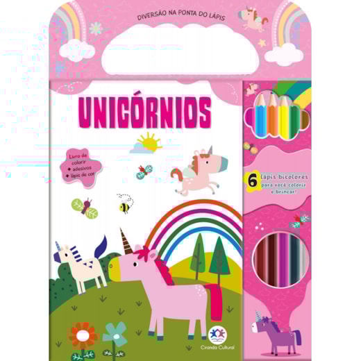 Livro Kit de colorir Unicórnios
