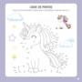 Livro Kit de colorir Unicórnios mágicos - Kit livro com lapiseira, lápis borracha e adesivos