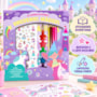 Livro Kit de colorir Unicórnios mágicos - Kit livro com lapiseira, lápis borracha e adesivos