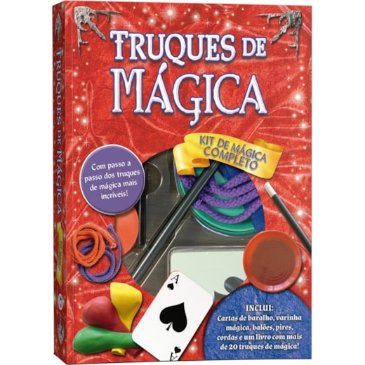 Livro Kit de mágica Truques de mágica