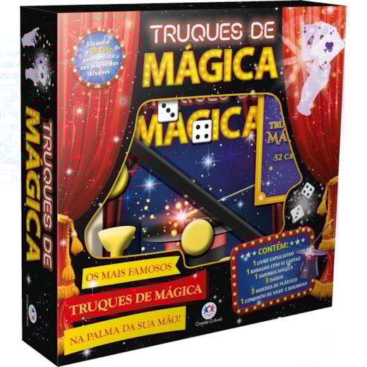 Livro Kit de mágica Truques de Mágica