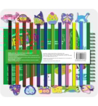 Livro Kit escolar -  borrachas Mundo fantástico