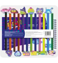 Livro Kit escolar -  borrachas Veículos