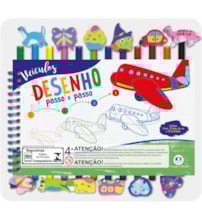 Livro Kit escolar -  borrachas Veículos