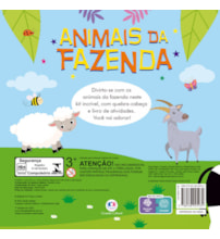 Livro Kit livro com quebra-cabeça Animais da Fazenda